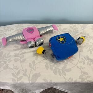 Build-A-Bear PAW Patrol Chase & Skye Pup Pack Backpack Accessory Lot of 2